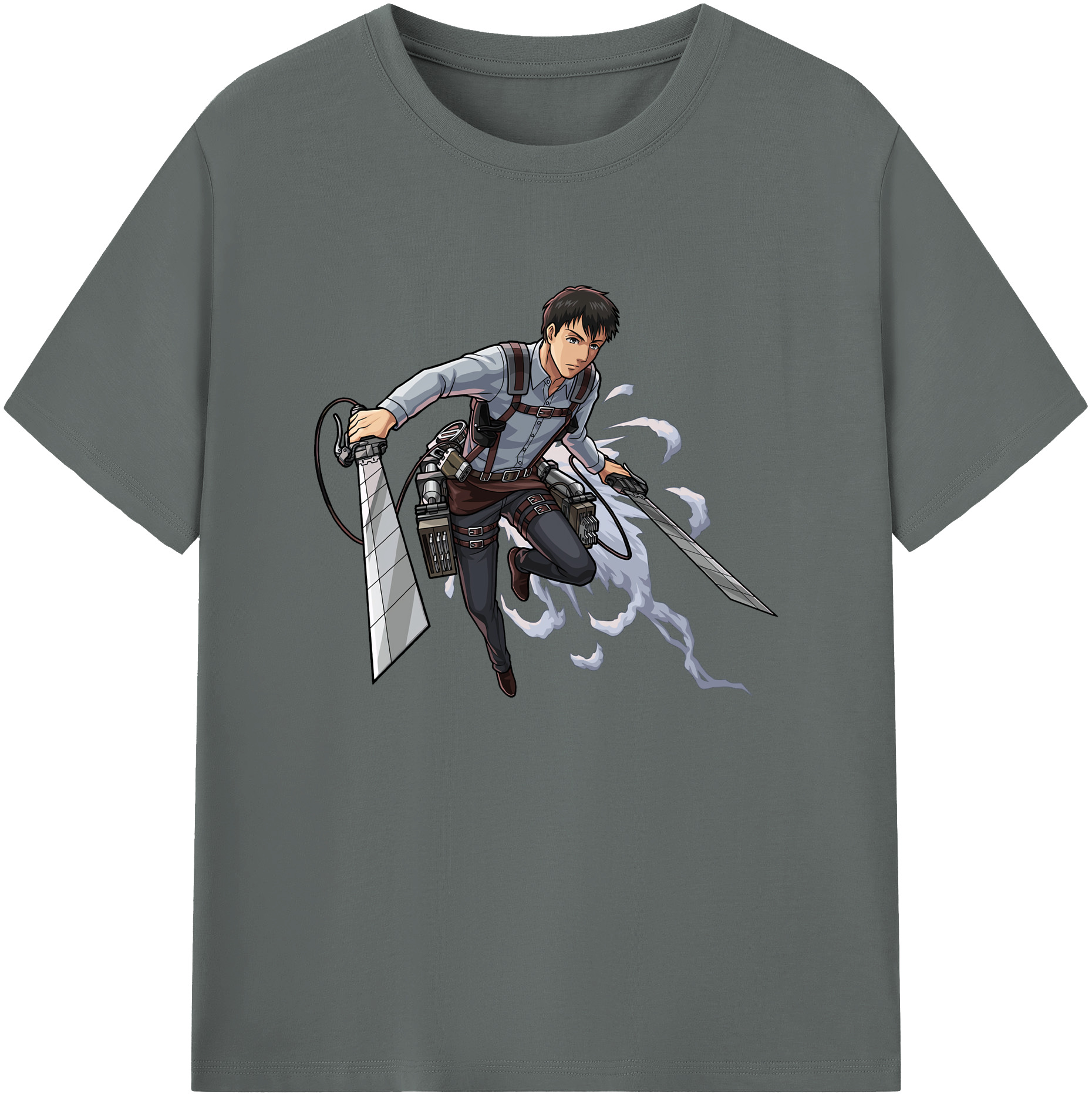 （画像用） 進撃の巨人 ベルトルト・フーバー Attack on Titan Bertholdt Hoover 綿100％ メンズ半袖Tシャツ｜肌触りやわらか＆通気性